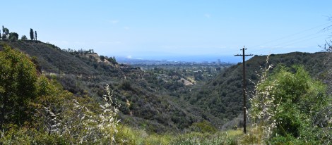 View of Pacific from Rustic Canyon