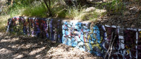 Painted wall - Murphy Ranch