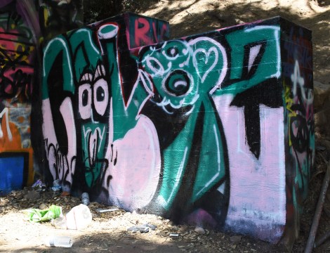 Graffiti Detail at Murphy Ranch