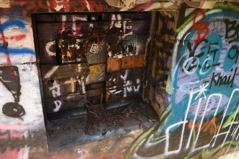 Graffiti Window at Murphy Ranch