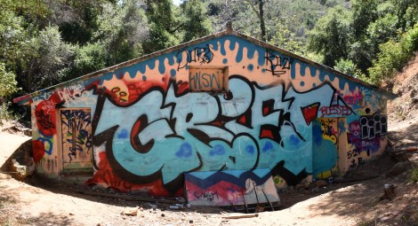 Graffiti back of Power Station - Murphy Ranch