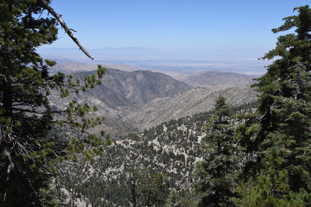 From Waterman Mountain looking northwest into the Antelope Valley.